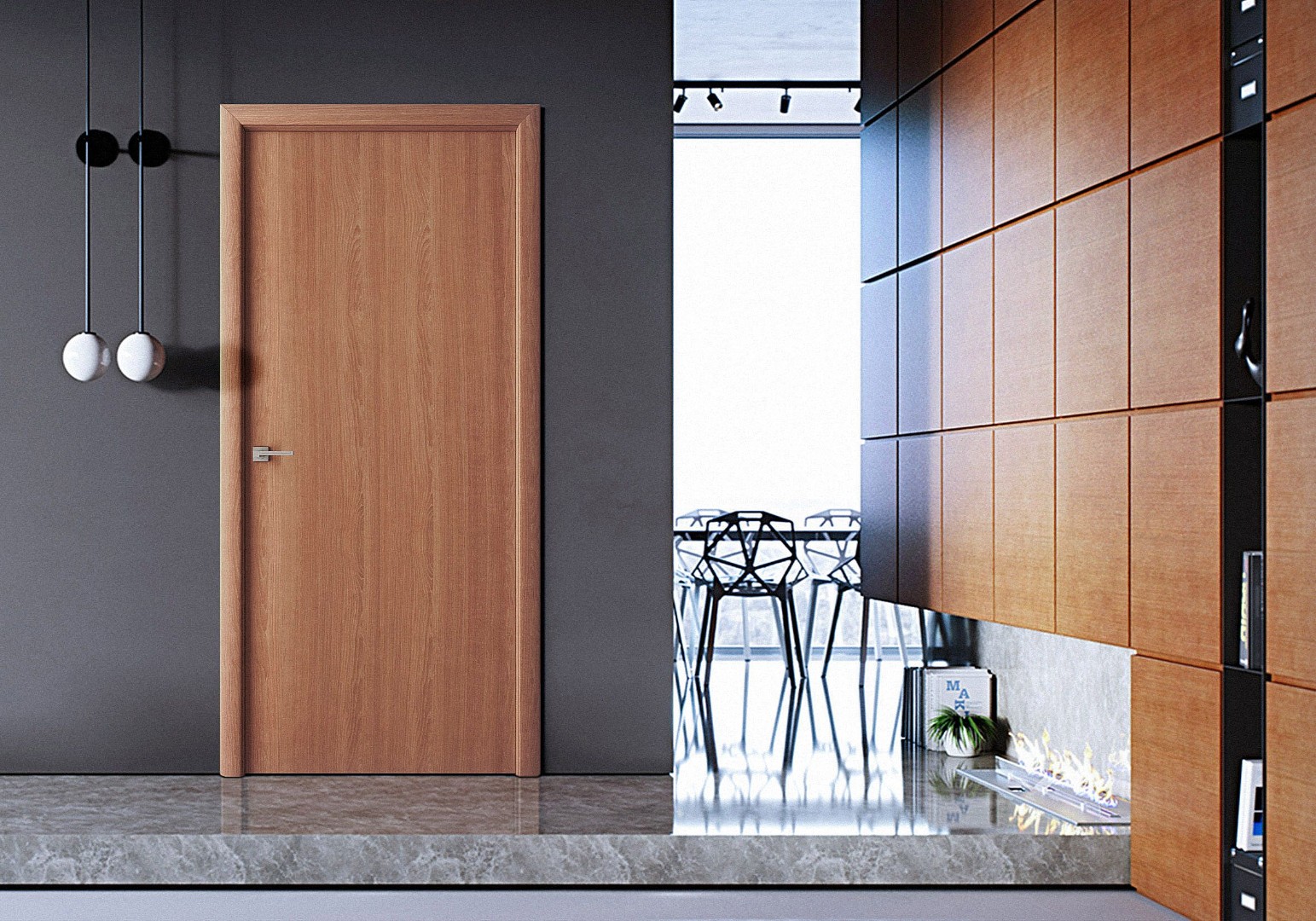 Накладные деревянные двери