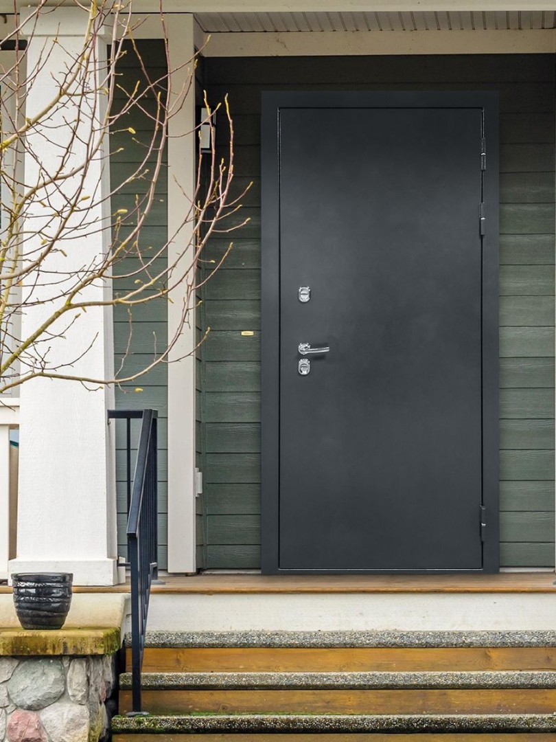 Металлические двери в дом
