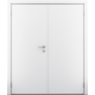 Двойные металлические двери