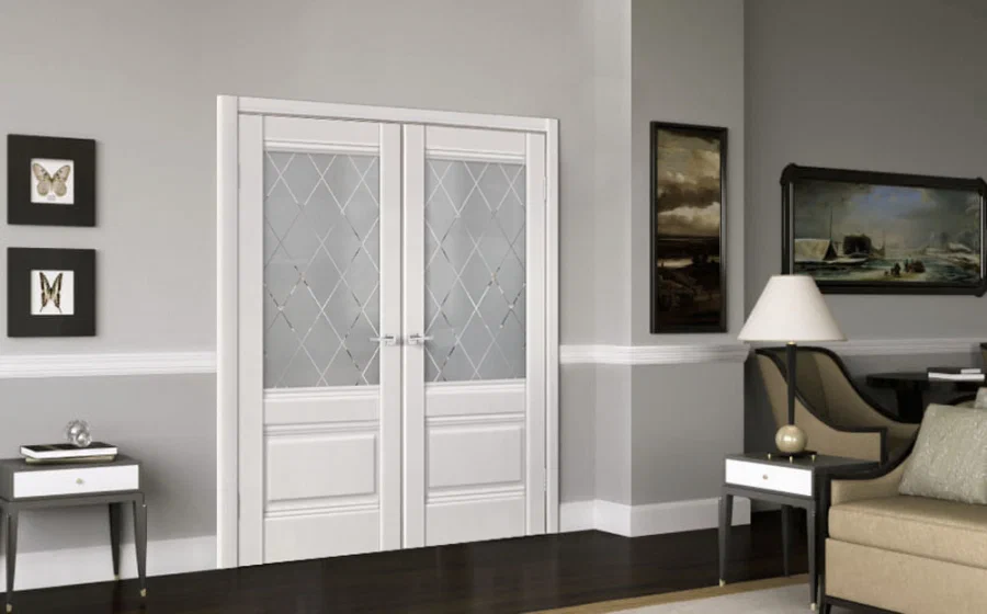 Двустворчатые деревянные двери