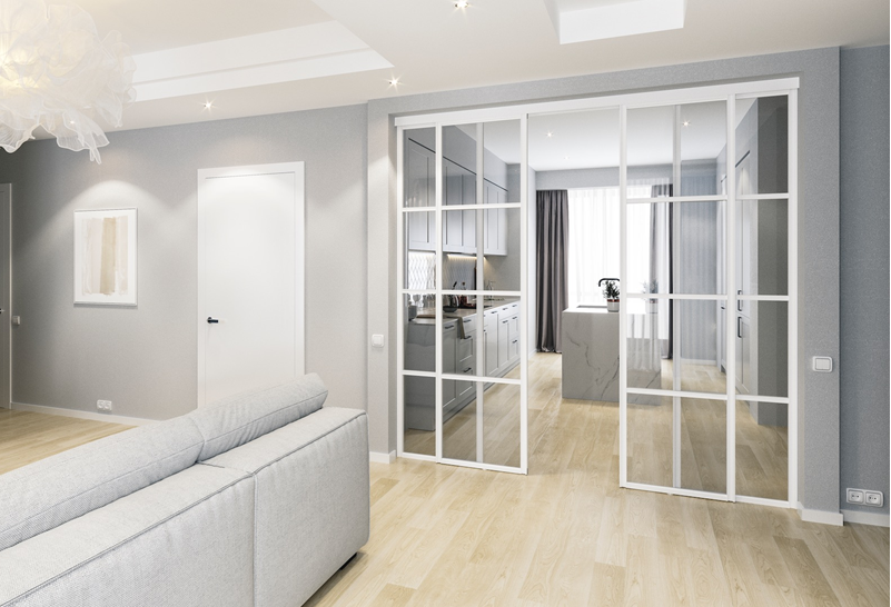 Раздвижные двери перегородки