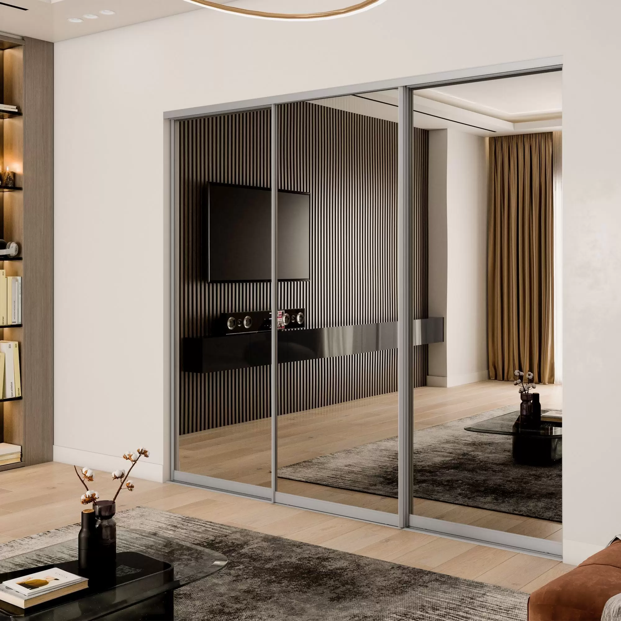 Раздвижные двери для шкафа купе