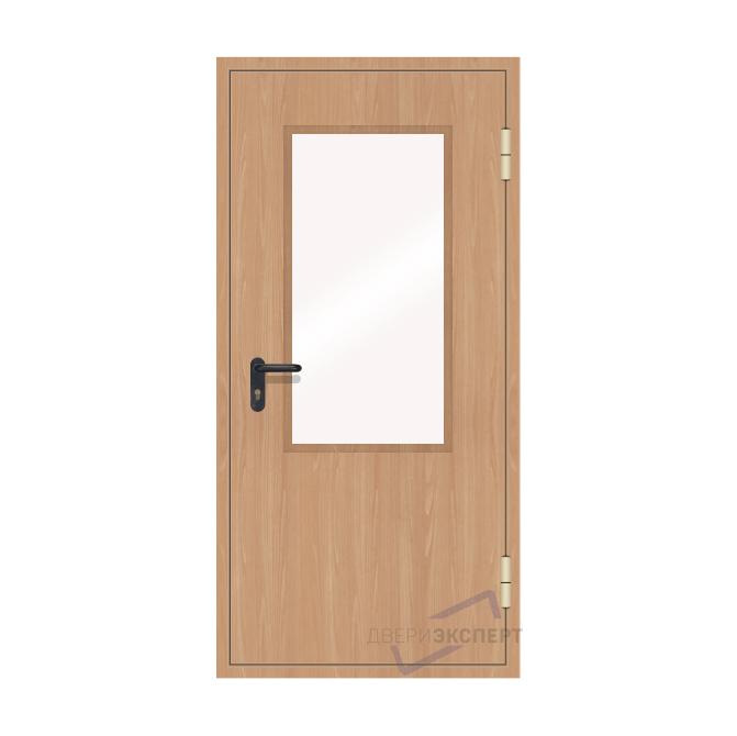 Дверь деревянная остекленная